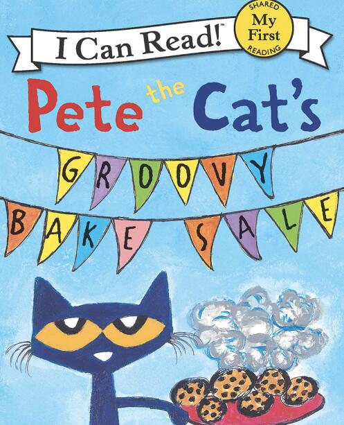 《Pete the Cat's Groovy Bake Sale》英文绘本pdf资源免费下载