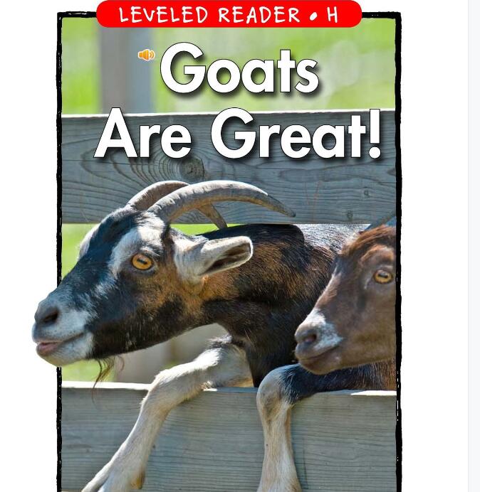 《Goats are great》RAZ分级绘本paf资源免费下载