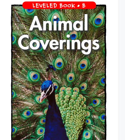 《Animal Coverings》RAZ分级英语绘本pdf资源免费下载