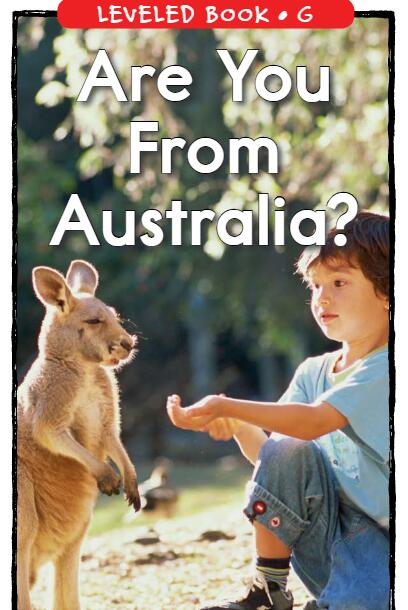 《Are You From Australia》RAZ分级绘本paf资源免费下载