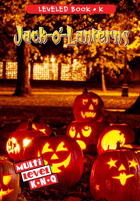 《Jack-o'-Lanterns》RAZ分级阅读绘本pdf资源免费下载