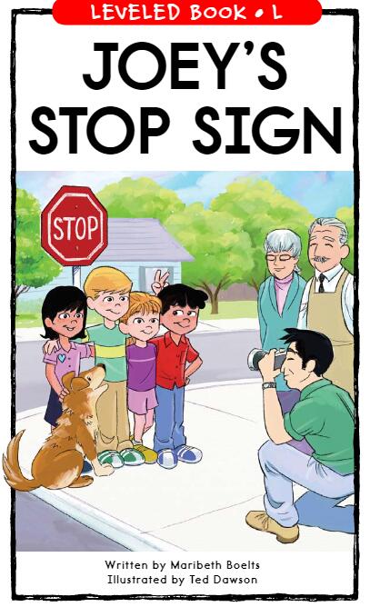 《Joey's Stop Sign》RAZ分级绘本pdf资源免费下载