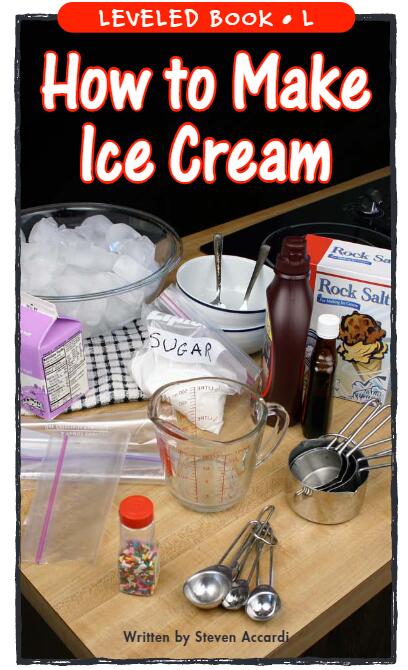 《How to Make Ice Cream》RAZ阅读绘本pdf资源免费下载