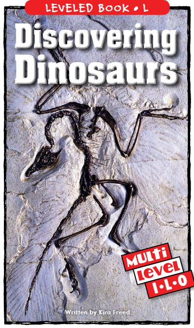 《Discovering Dinosaurs》RAZ分级阅读绘本pdf资源免费下载