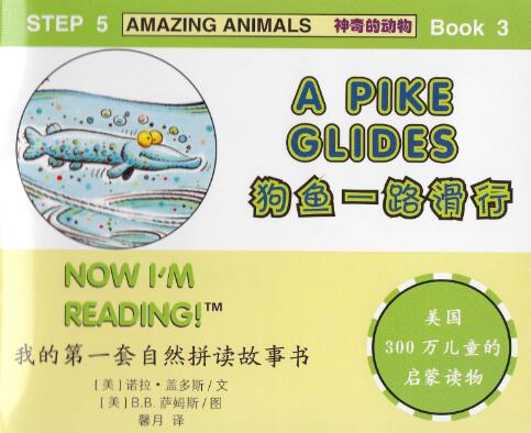 《A Pike Glides》自然拼读英文绘本pdf资源免费下载