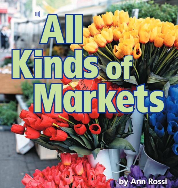 《All Kinds of Markets》儿童英语分级读物pdf资源免费下载