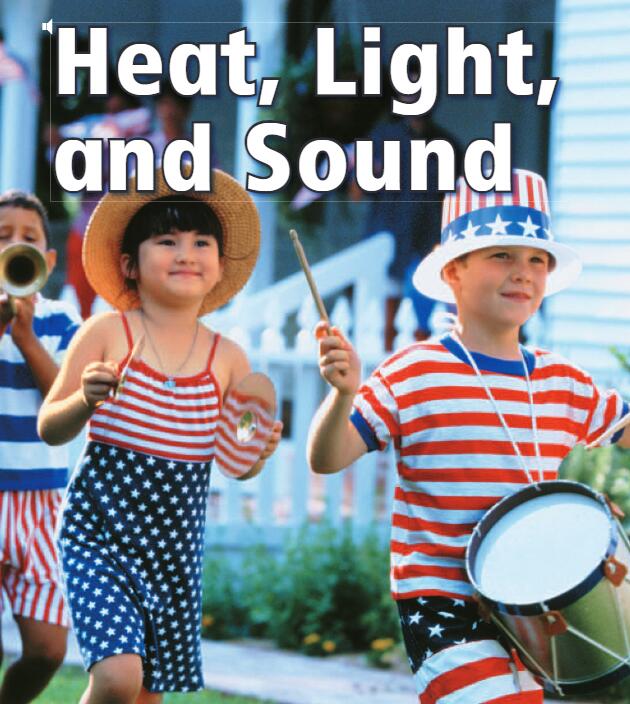 《Heat,Light,and Sound》儿童英语分级读物pdf资源免费下载