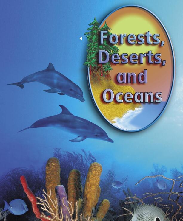 《Forests,Deserts,and Oceans》儿童英语分级读物pdf资源免费下载