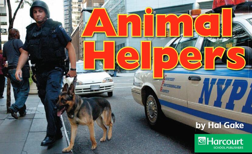 《Animal Helpers》儿童英语分级读物pdf资源免费下载