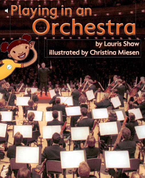 《Playing in an Orchestra》儿童英语分级读物pdf资源免费下载