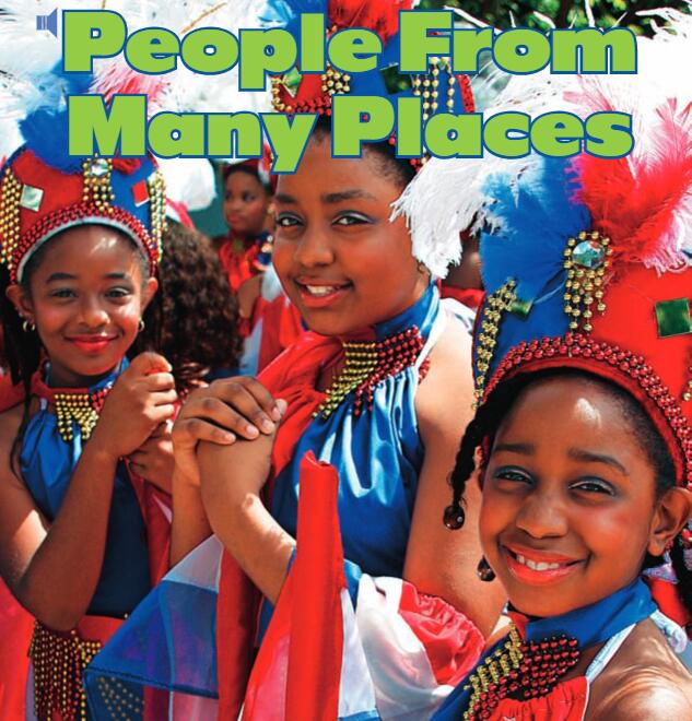 《People From Many Places》儿童英语分级读物pdf资源免费下载