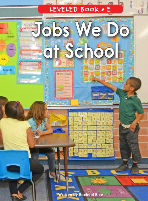 《Jobs We Do at School》RAZ分级绘本pdf资源免费下载