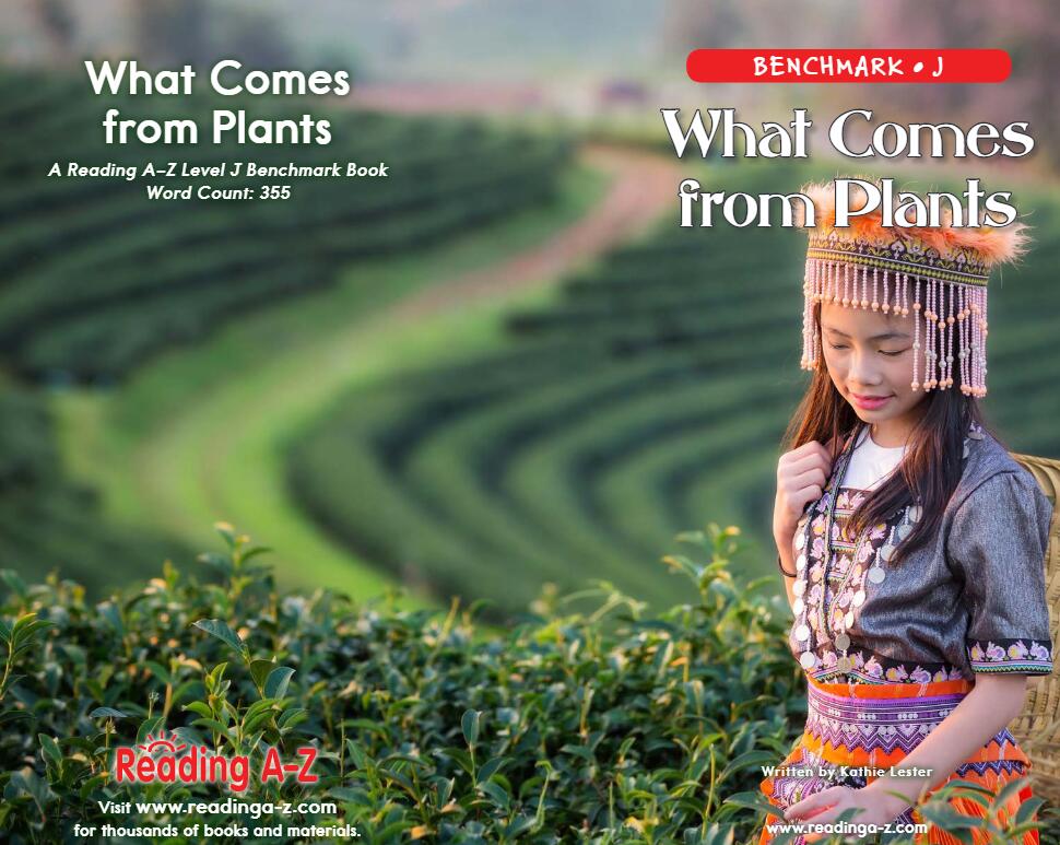 《What Comes from Plants》RAZ绘本pdf资源免费下载