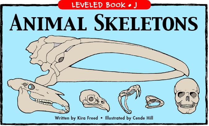 《Animal Skeletons》RAZ分级绘本pdf资源免费下载