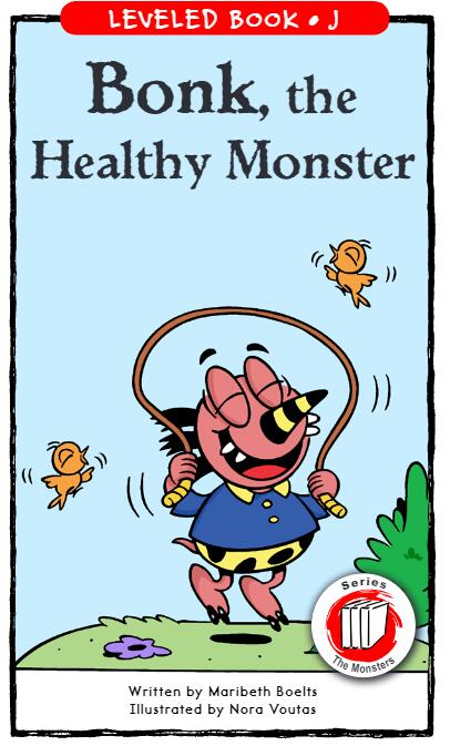 《Bonk,the Healthy Monster》RAZ绘本pdf资源免费下载