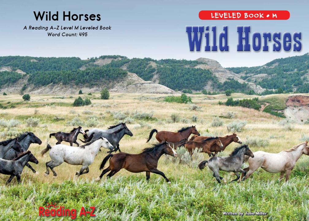 《Wild Horses》RAZ分级绘本pdf资源免费下载