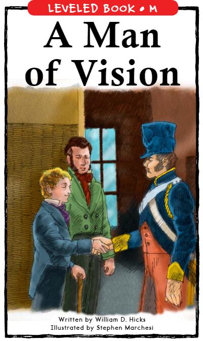 《A Man of Vision》RAZ分级绘本pdf资源免费下载