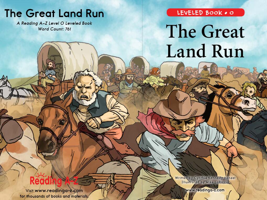 《The Great Land Run》RAZ绘本pdf资源免费下载