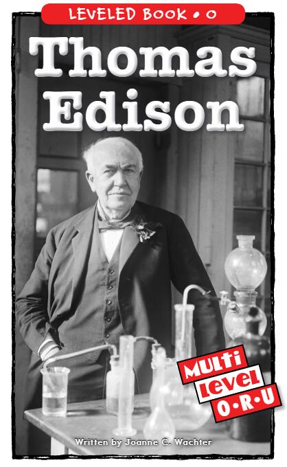 《Thomas Edison》RAZ分级绘本pdf资源免费下载