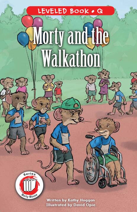 《Morty and the Walkathon》RAZ分级绘本pdf资源免费下载