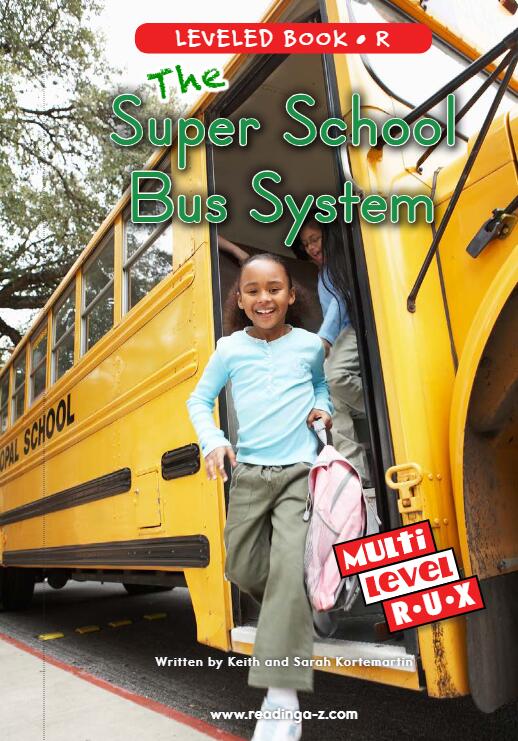 《The Super School Bus System》RAZ绘本pdf资源免费下载