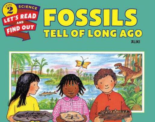 《Fossils Tell of Long Ago》自然科学绘本pdf资源免费下载