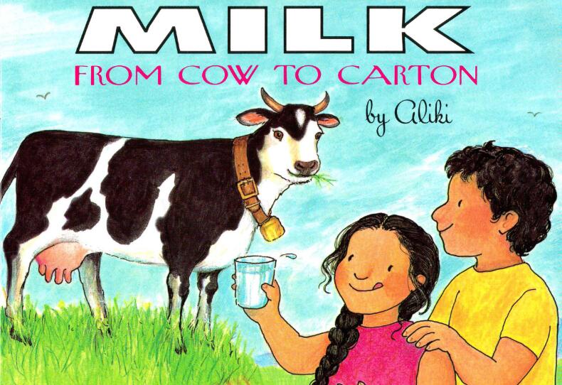 《Milk from Cow to Carton》自然科学绘本pdf资源免费下载