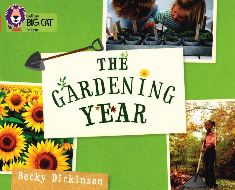 《The Gardening Year》大猫分级绘本pdf资源免费下载