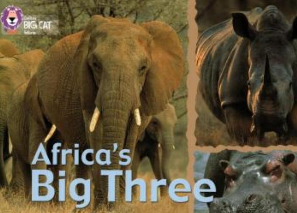 《Africa's Big Three》大猫英语分级绘本pdf资源免费下载