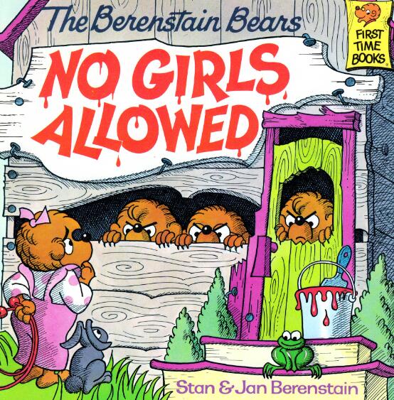 《The Berenstain Bears No Girls Allowed》绘本pdf资源免费下载