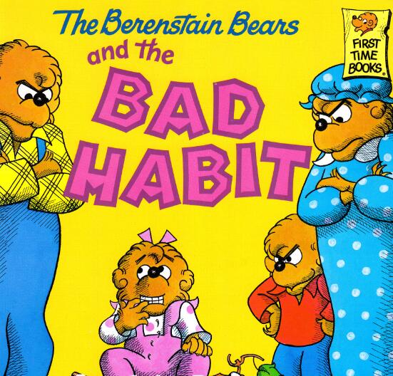 《The Berenstain Bears and the Bad Habit》绘本pdf资源免费下载