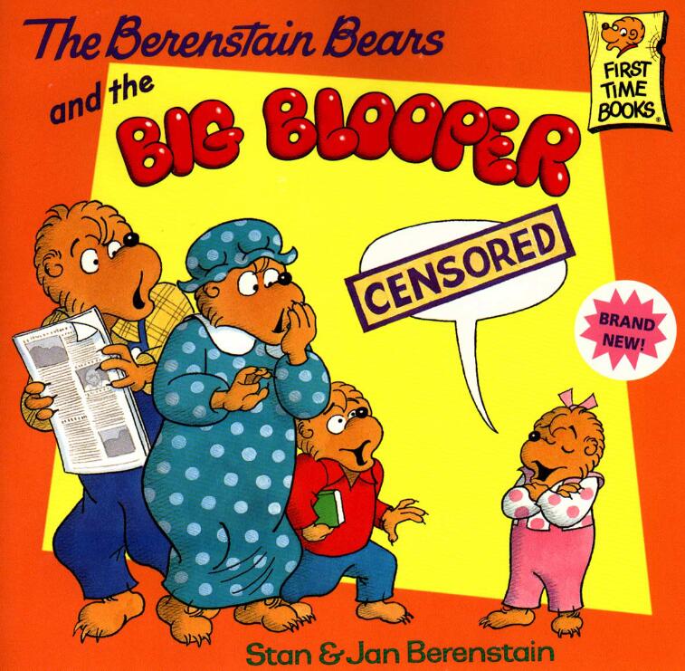 《The Berenstain Bears and the Big Blooper》绘本pdf资源免费下载