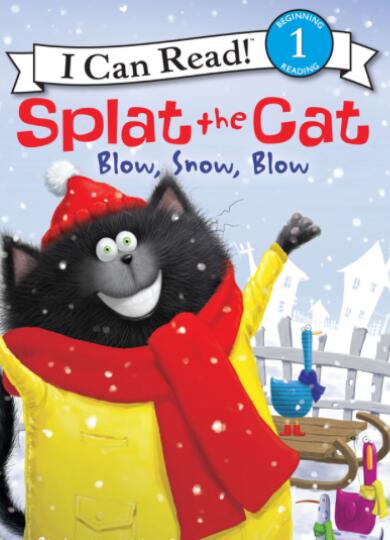 《Splat the Cat:Blow,Snow,Blow》英语绘本pdf资源免费下载