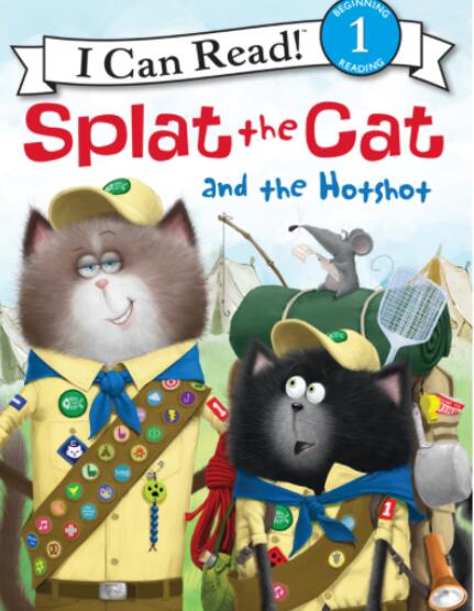 《Splat the Cat and the Hotshot》英语绘本pdf资源免费下载