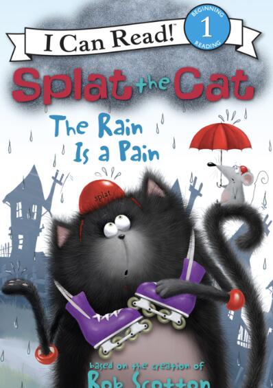 《Splat the Cat: The Rain Is a Pain》英语绘本pdf资源免费下载