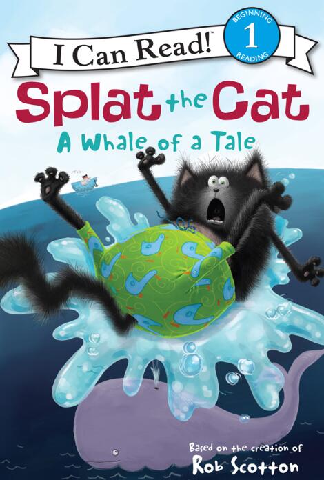 《Splat the Cat: A Whale of a Tale》英语绘本pdf资源免费下载