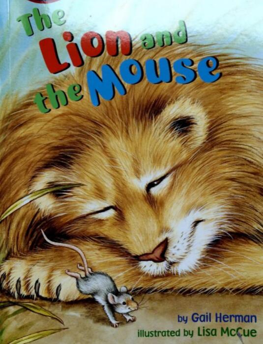 《The Lion and the Mouse》兰登英语分级绘本pdf资源免费下载