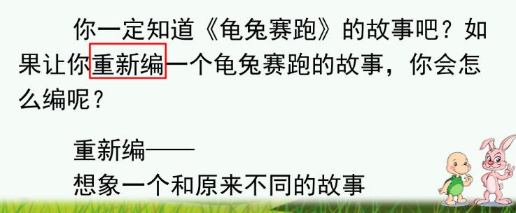 四年级下册八单元习作：故事新编PPT课件百度网盘免费下载