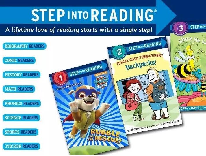 Step into Reading兰登英语分级1-3级视频+音频+课件资源