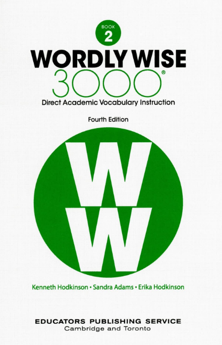 Wordly Wise 3000 book2电子书/训练册/答案pdf音频百度网盘免费下载