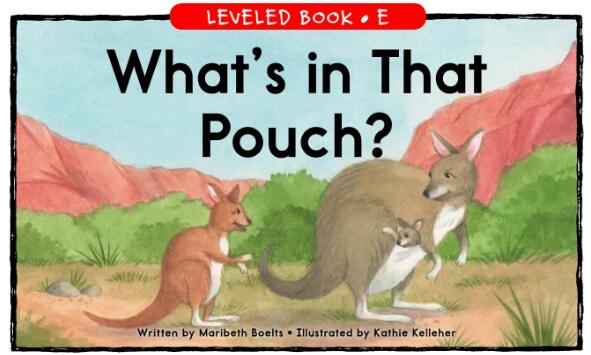 《What's in That Pouch》英文绘本pdf资源免费下载