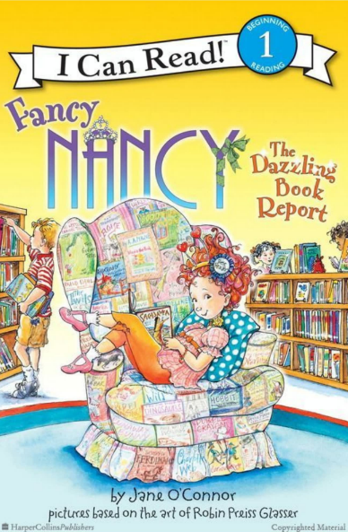 Fancy Nancy：The Dazzling Book Report绘本PDF+MP3百度云下载