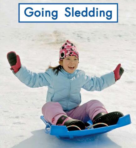 《Going Sledding》海尼曼英文绘本翻译及pdf资源下载