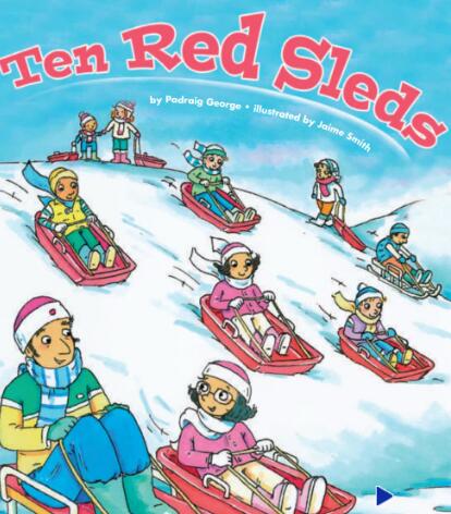 《Ten Red Sleds》英文绘本pdf资源下载