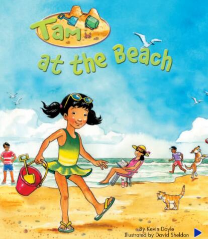 《Tam at the Beach》启蒙绘本pdf资源下载