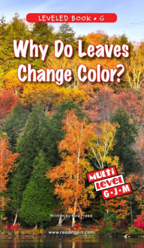 Why Do Leaves Change Color英语绘本PDF+音频资源免费下载