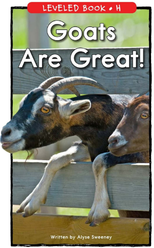 Goats Are Great!绘本电子档+音频百度网盘免费下载