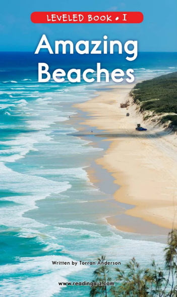 Amazing Beaches绘本PDF+音频资源免费下载