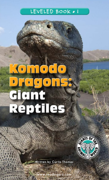 Komodo Dragons Giant Reptiles绘本PDF+音频资源免费下载