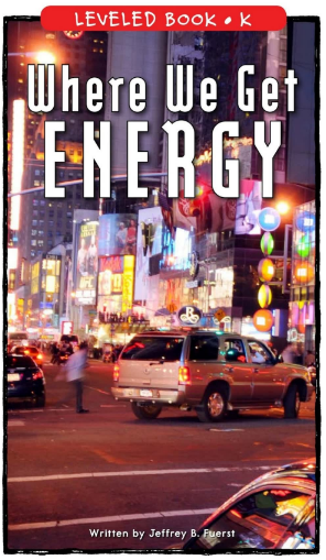 Where We Get Energy英语绘本电子版+音频百度网盘免费下载